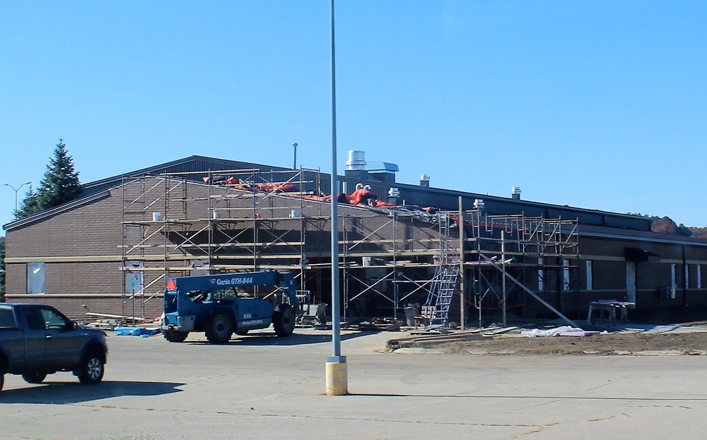 Renovation construction for office building continues at Fort McCoy