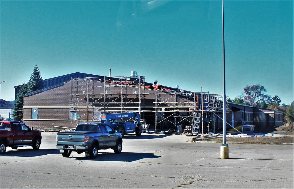 Renovation construction for office building continues at Fort McCoy