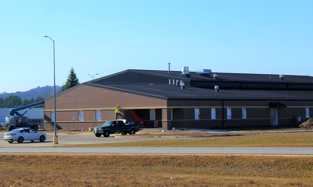 Renovation construction for office building continues at Fort McCoy