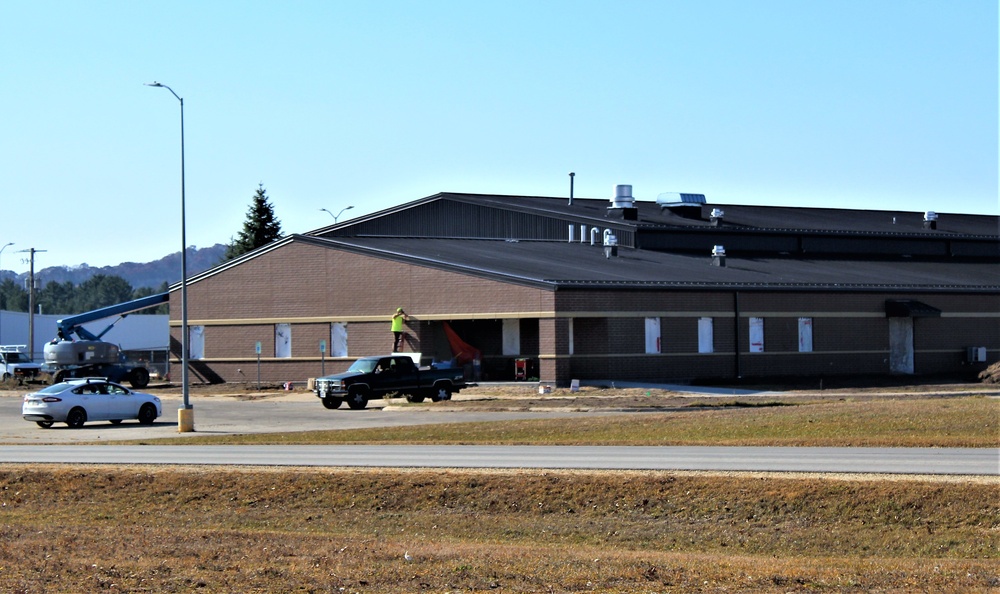 Renovation construction for office building continues at Fort McCoy