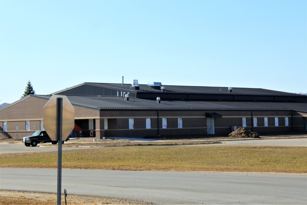 Renovation construction for office building continues at Fort McCoy