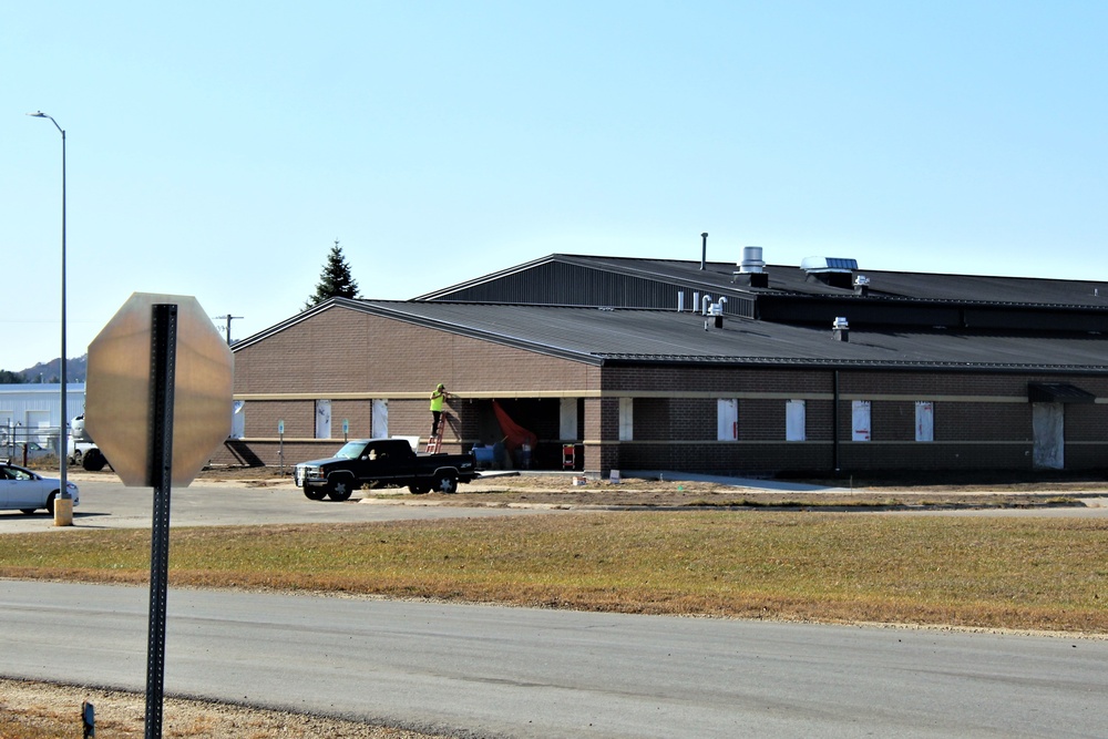 Renovation construction for office building continues at Fort McCoy