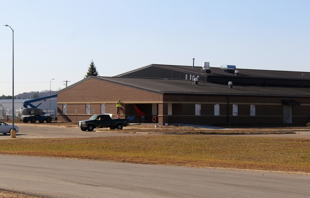 Renovation construction for office building continues at Fort McCoy