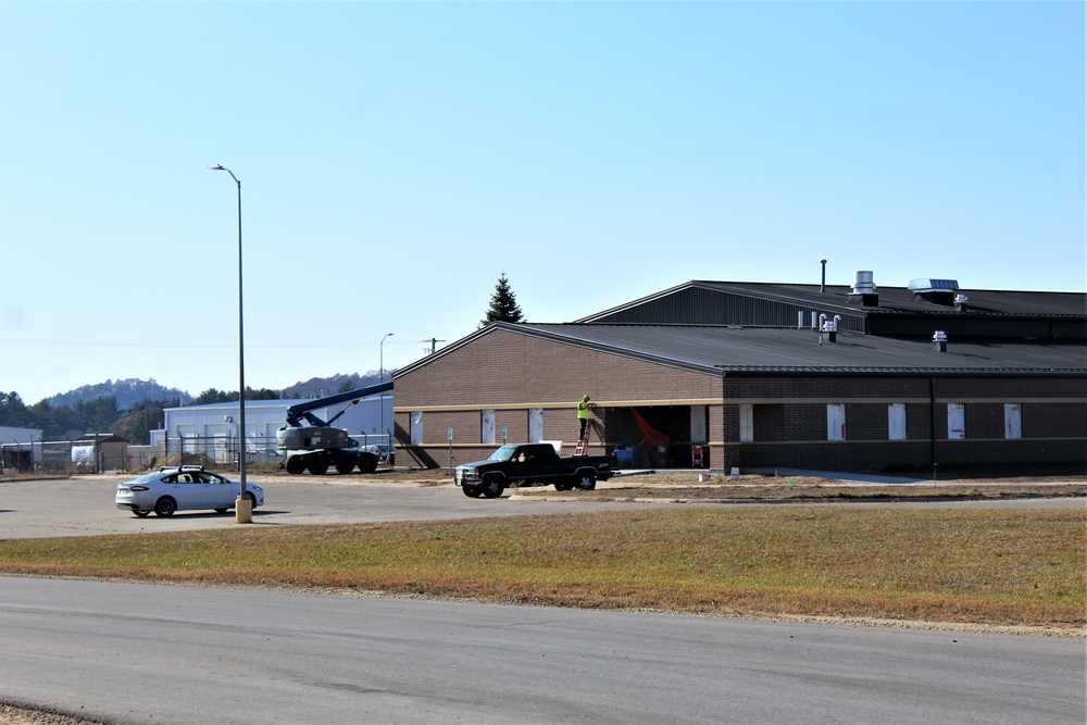 Renovation construction for office building continues at Fort McCoy