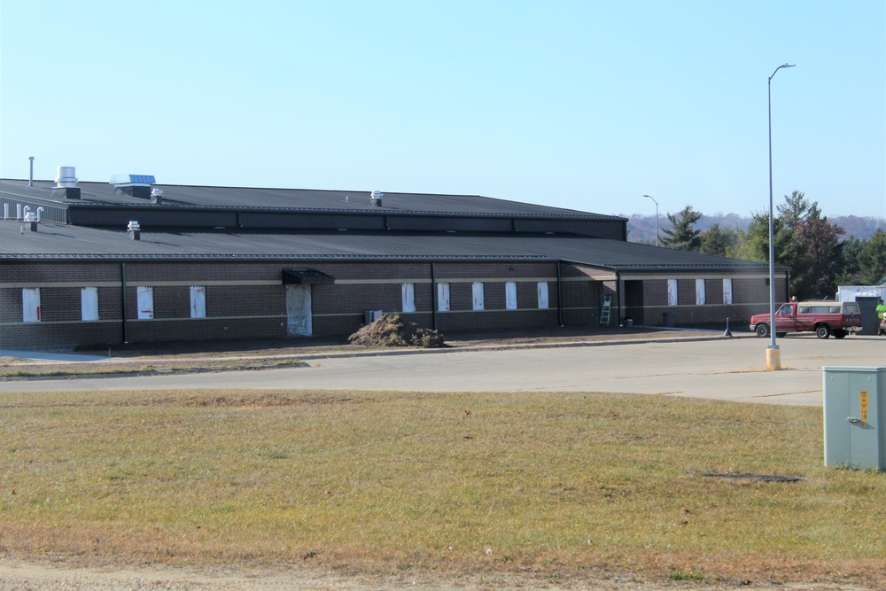 Renovation construction for office building continues at Fort McCoy