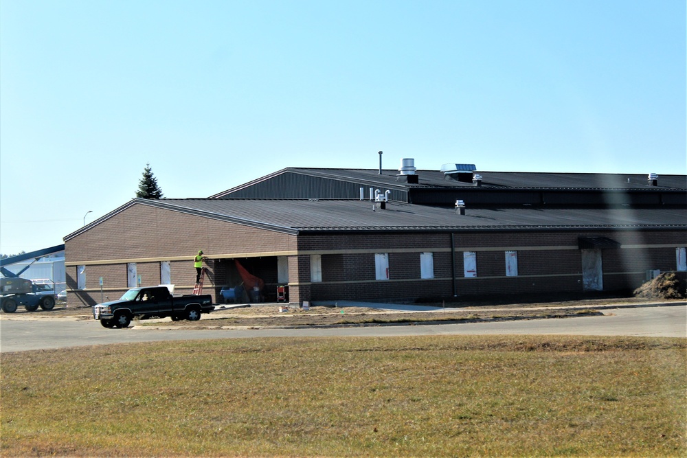 Renovation construction for office building continues at Fort McCoy