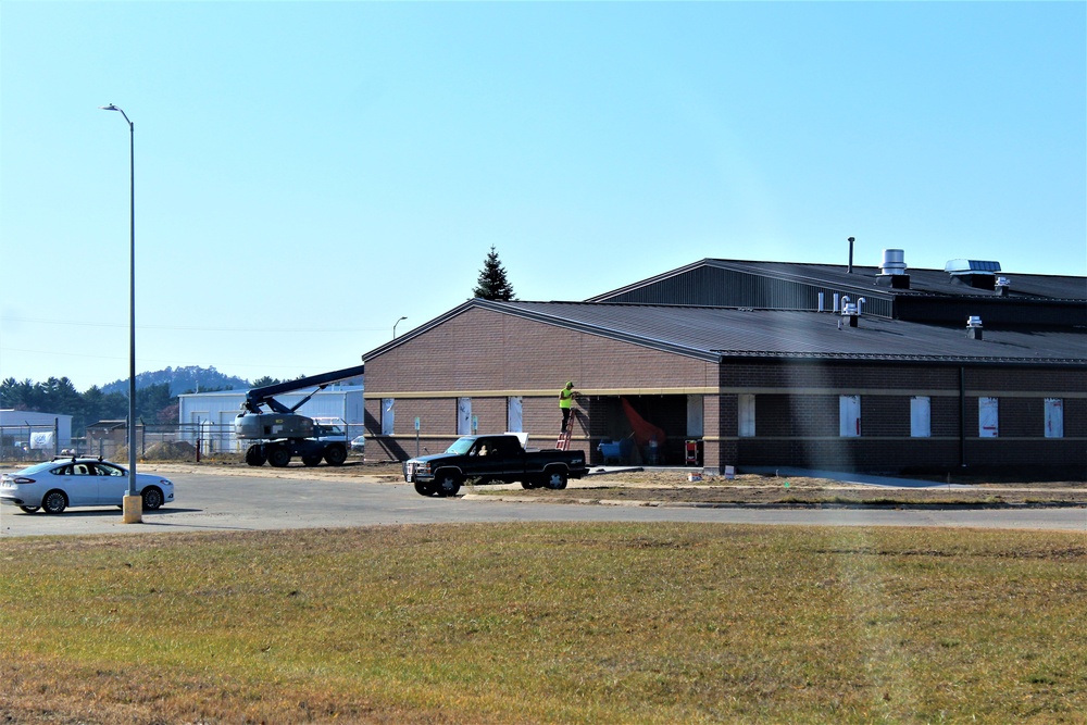 Renovation construction for office building continues at Fort McCoy