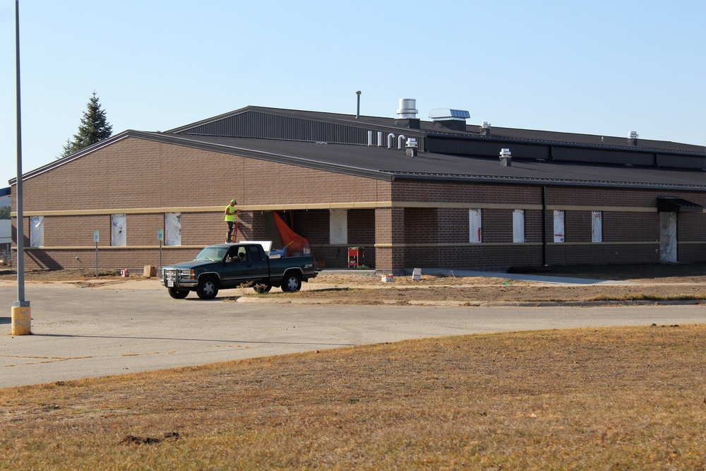 Renovation construction for office building continues at Fort McCoy