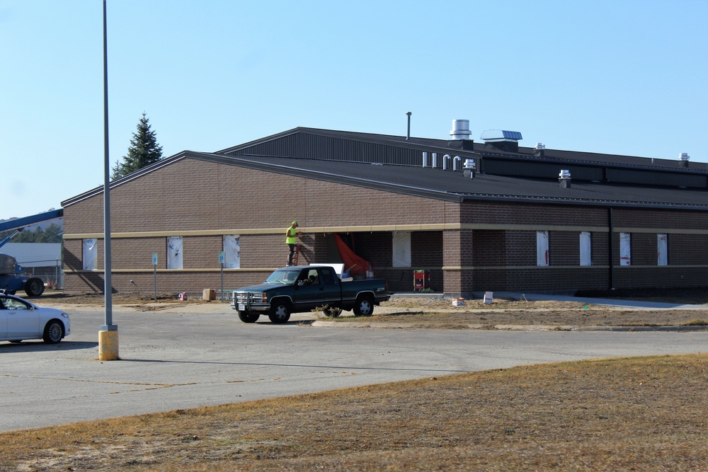 Renovation construction for office building continues at Fort McCoy