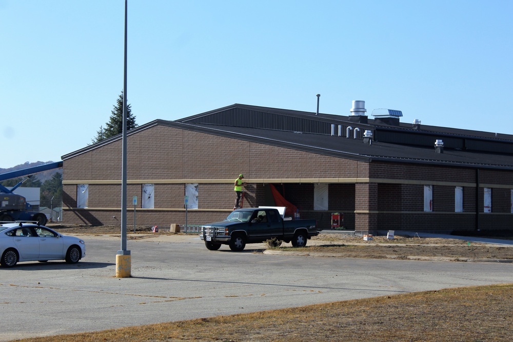 Renovation construction for office building continues at Fort McCoy