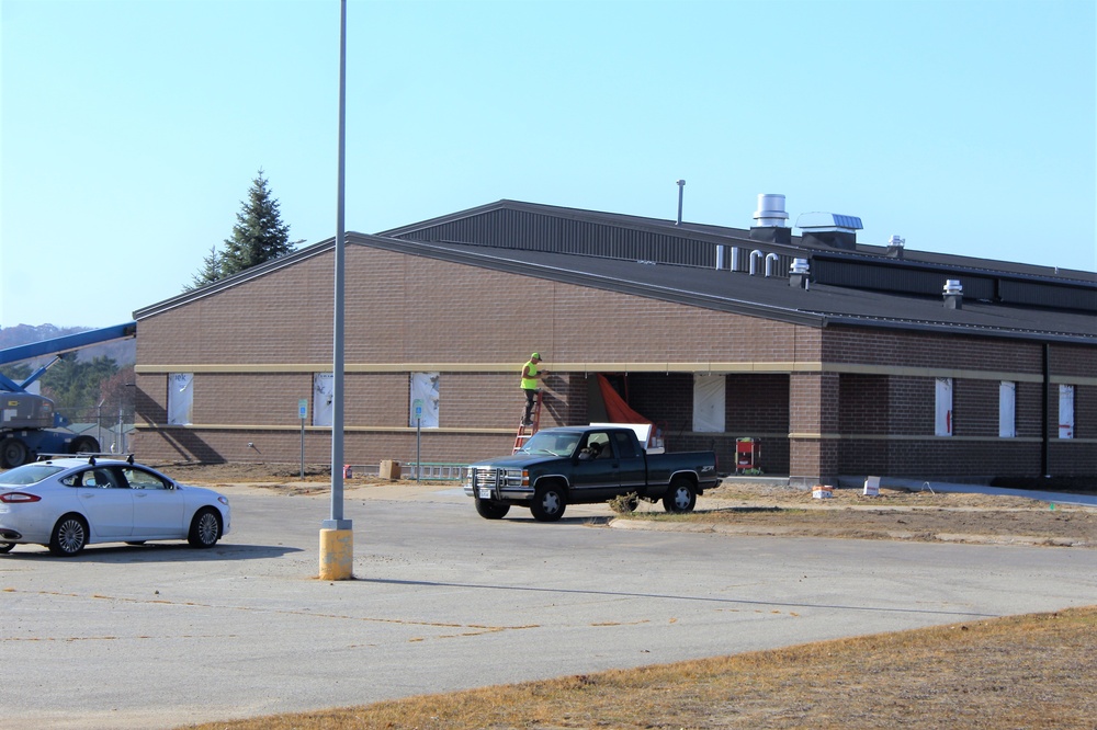 Renovation construction for office building continues at Fort McCoy