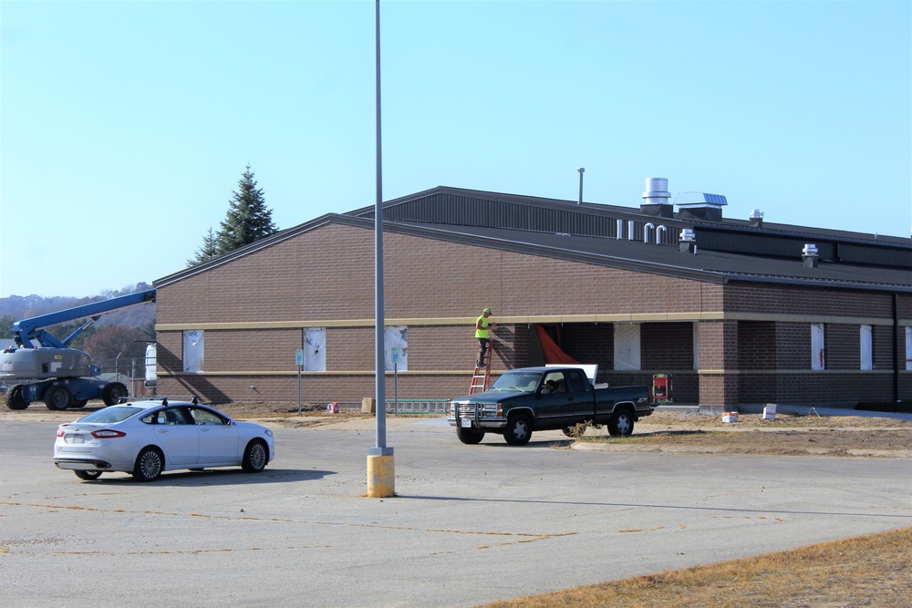 Renovation construction for office building continues at Fort McCoy