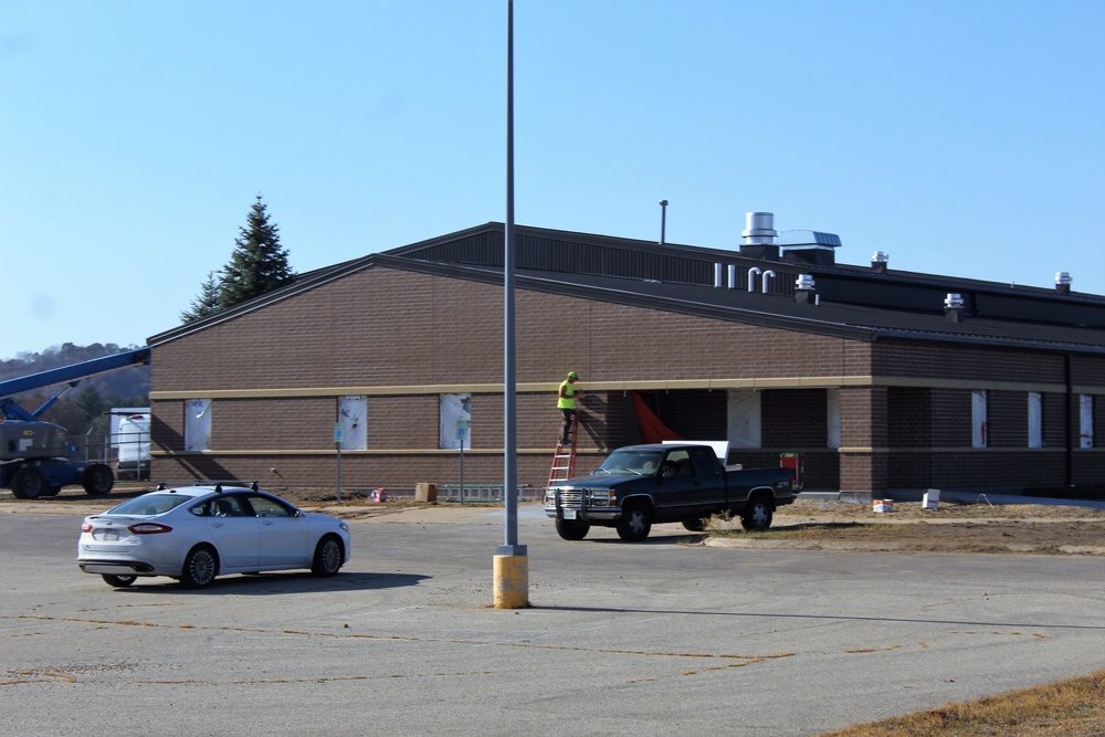 Renovation construction for office building continues at Fort McCoy