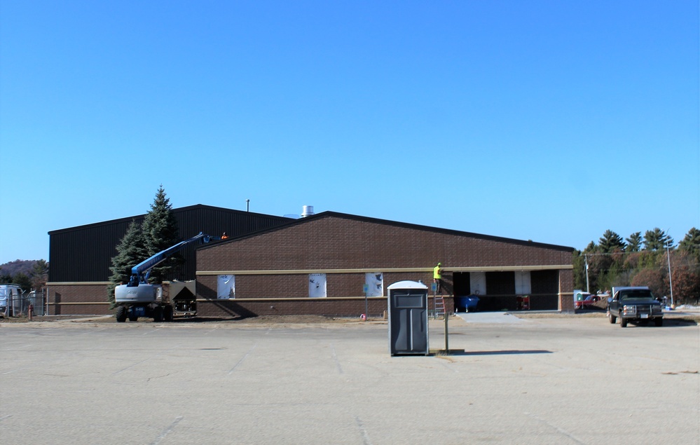 Renovation construction for office building continues at Fort McCoy