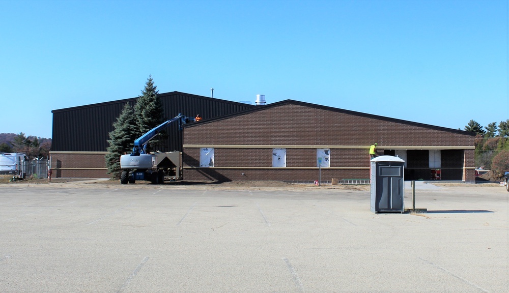 Renovation construction for office building continues at Fort McCoy