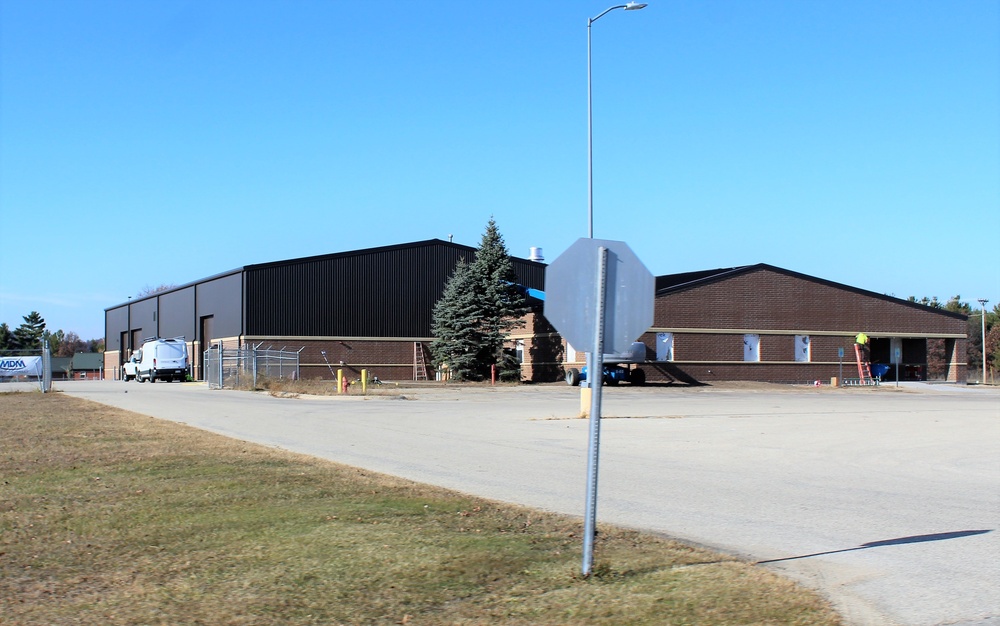 Renovation construction for office building continues at Fort McCoy