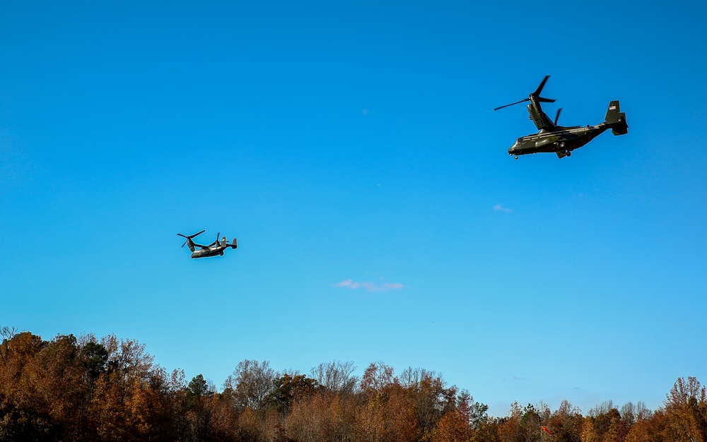 HMX-1 Visits Fort A.P. Hill