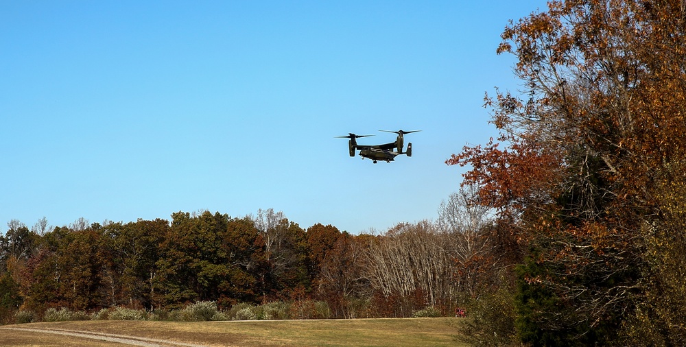 HMX-1 Visits Fort A.P. Hill