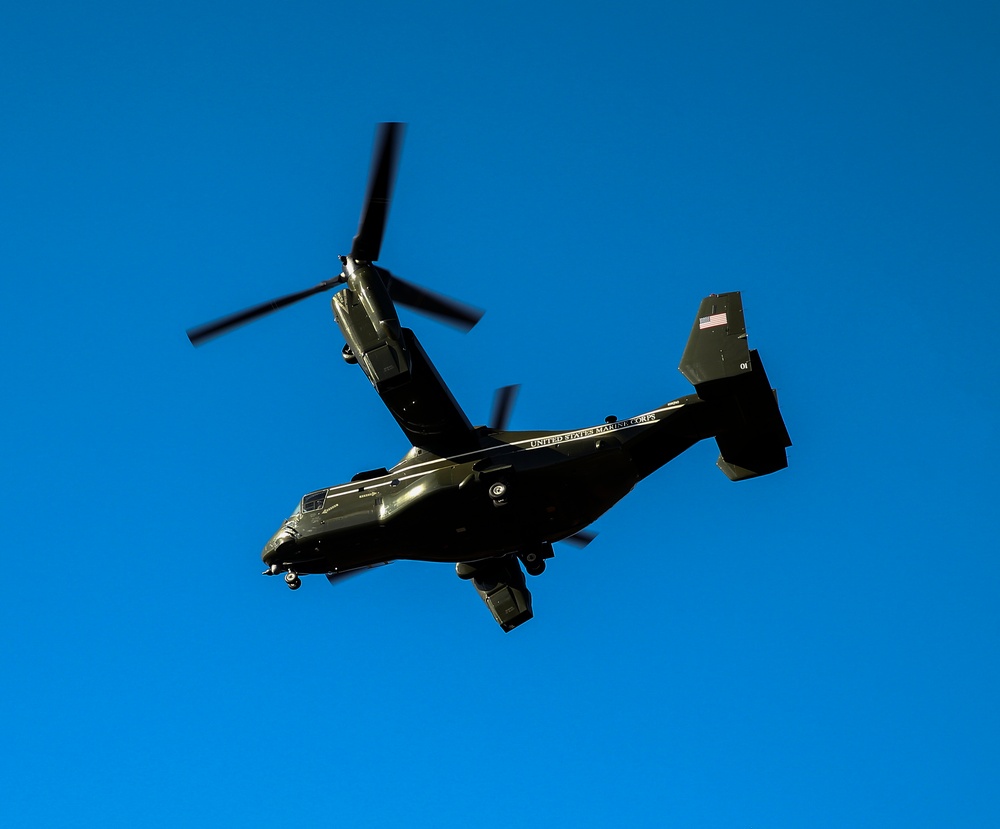 HMX-1 Visits Fort A.P. Hill