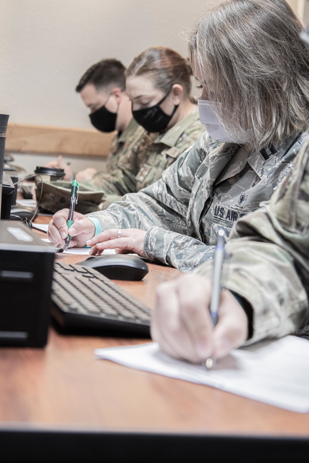 Airmen in-process at the University Medical Center of El Paso