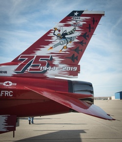 301st Fighter Wing 75th Anniversary Heritage F-16C [Image 3 of 5]