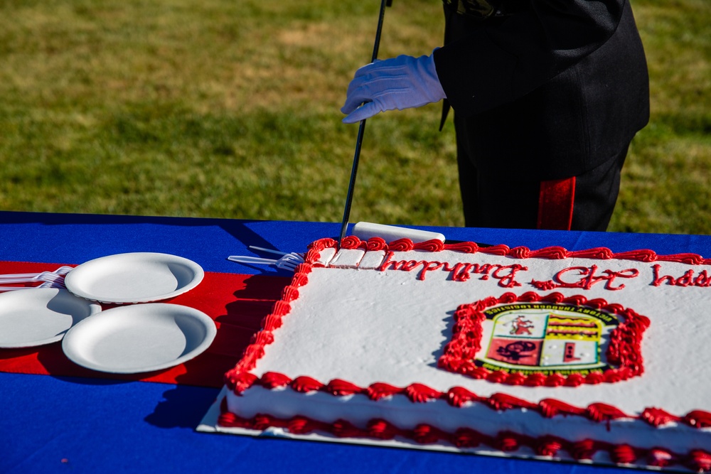 1st Marine Logistics Group's Cake Cutting Ceremony