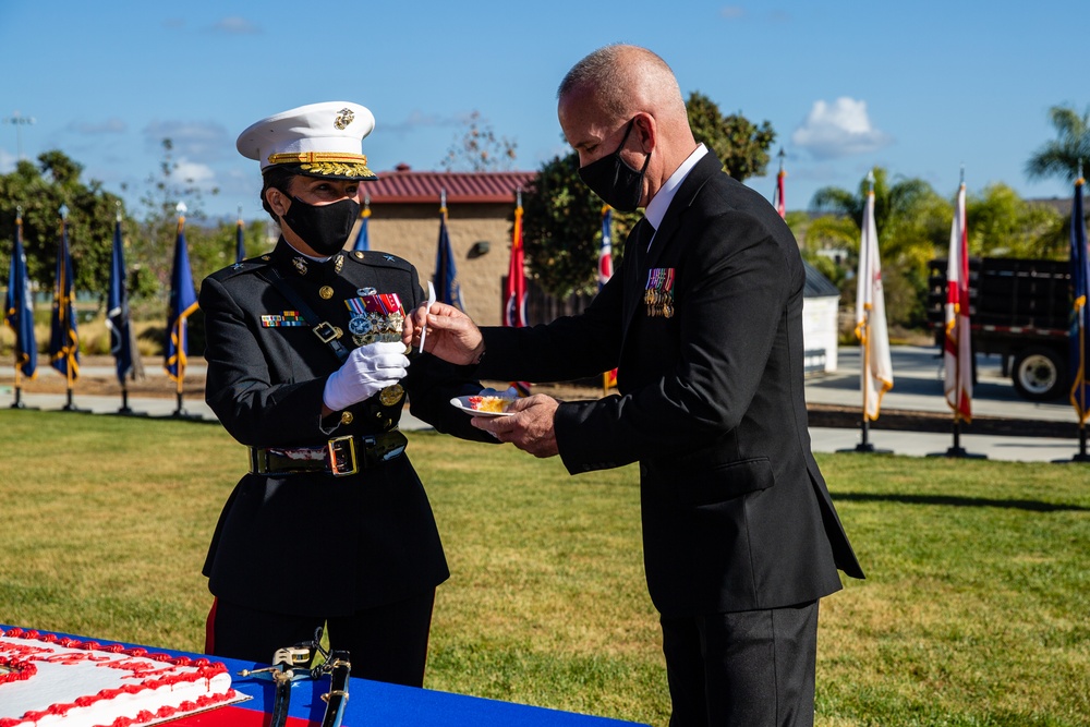 1st Marine Logistics Group's Cake Cutting Ceremony