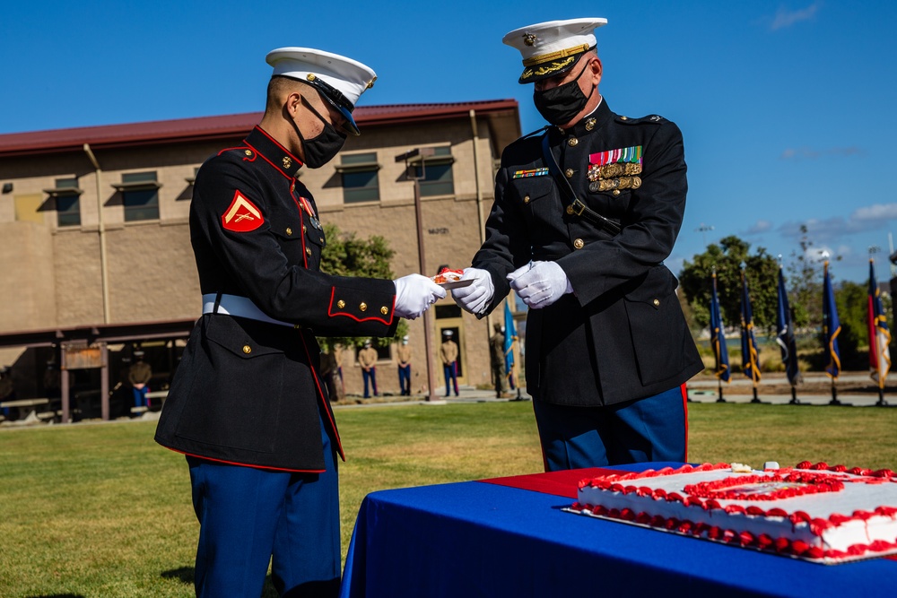 1st Marine Logistics Group's Cake Cutting Ceremony