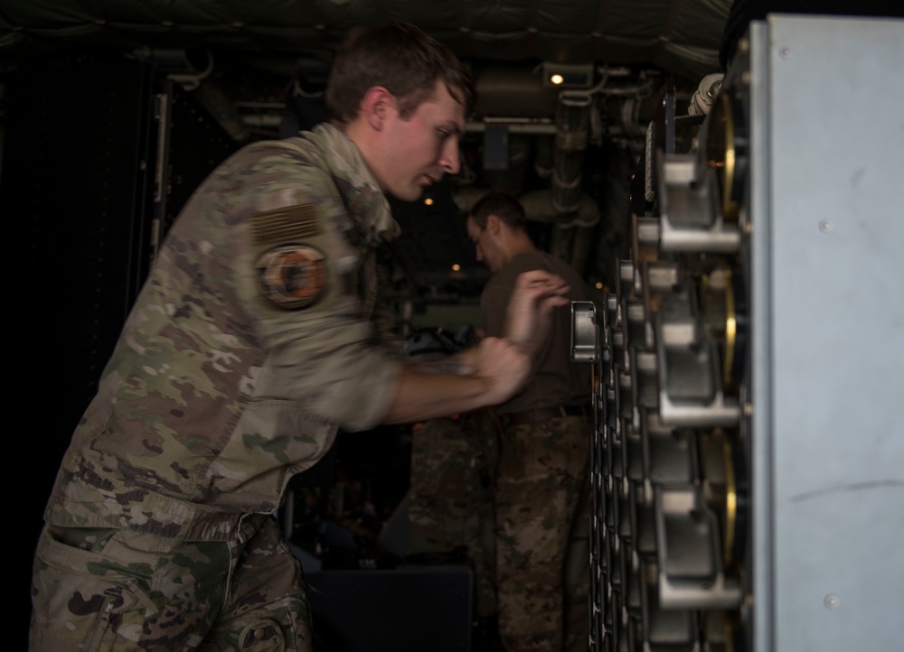 Gunship crew maintains mission readiness