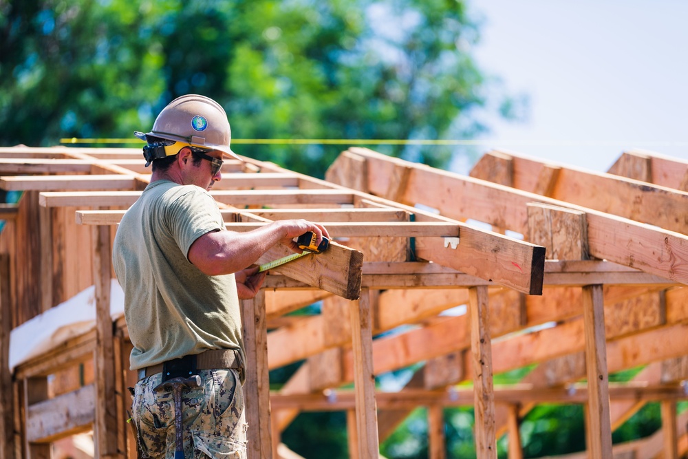 Seabees Continue Construction on Camp Tinian