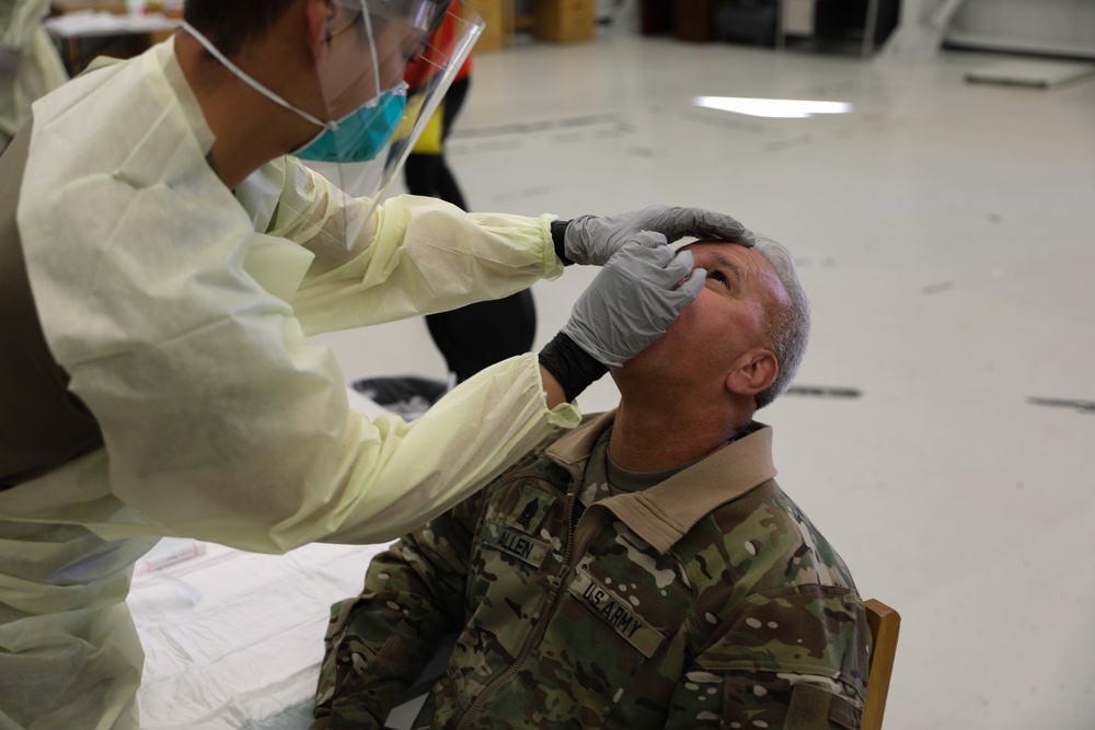 Command takes COVID Precautions