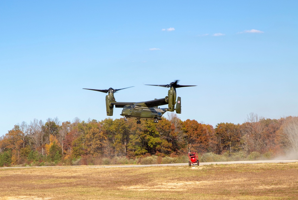 HMX-1 visits Fort A.P. Hill