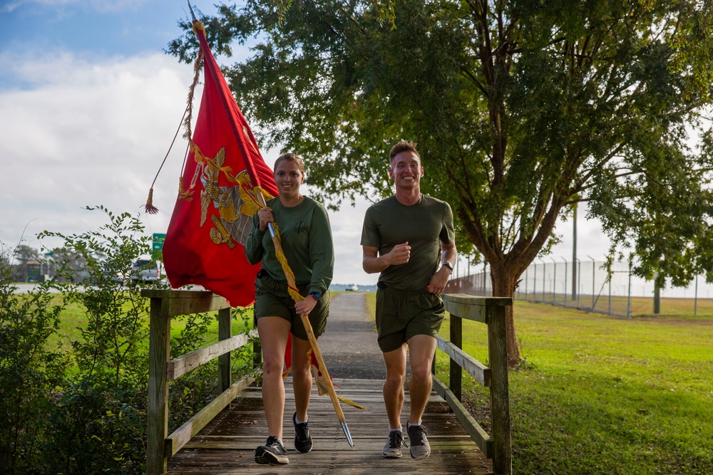 CNATT New River celebrates the 245th Marine Corps Birthday with 245 miles