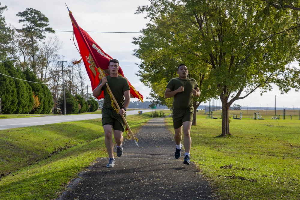 CNATT New River celebrates the 245th Marine Corps Birthday with 245 miles