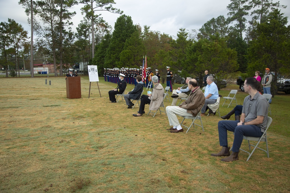 MCB Camp Lejeune honors 3rd SMMC, Sgt. Maj. Thomas J McHugh with annual Wreath Laying ceremony