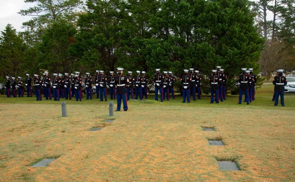 MCB Camp Lejeune honors 3rd SMMC, Sgt. Maj. Thomas J McHugh with annual Wreath Laying ceremony