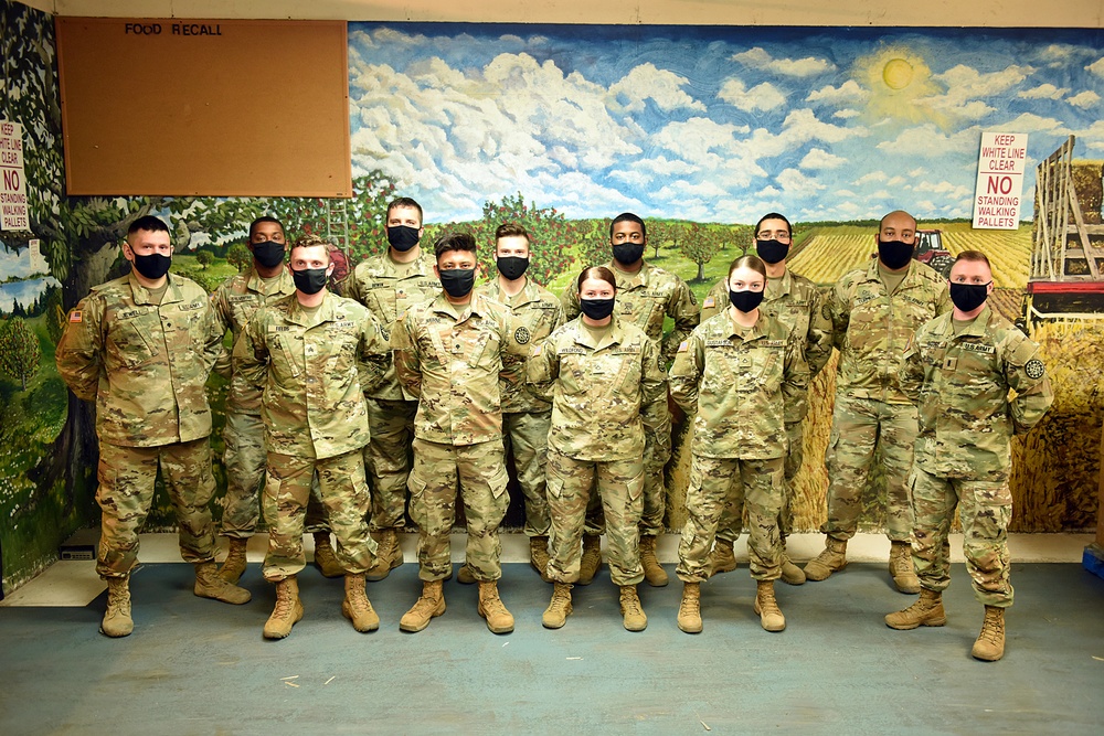 Michigan’s Task Force Spartan work with Gleaners of Pontiac Food Bank