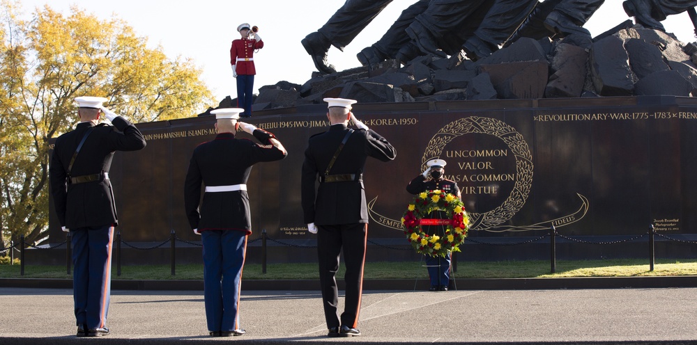 U.S. Marine Corps 245th Birthday Wreath Laying
