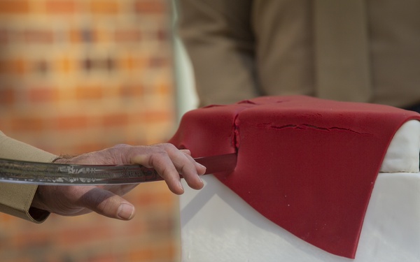 TECOM Hosts Marine Corps Birthday Cake Cutting Ceremony at Yale Hall
