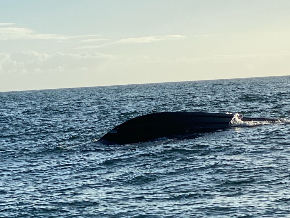 Coast Guard, partner agencies search for 2 missing from overturned vessel