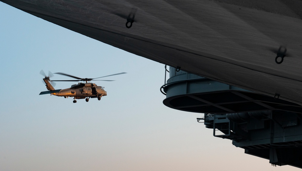 Nimitz Transits Strait of Hormuz