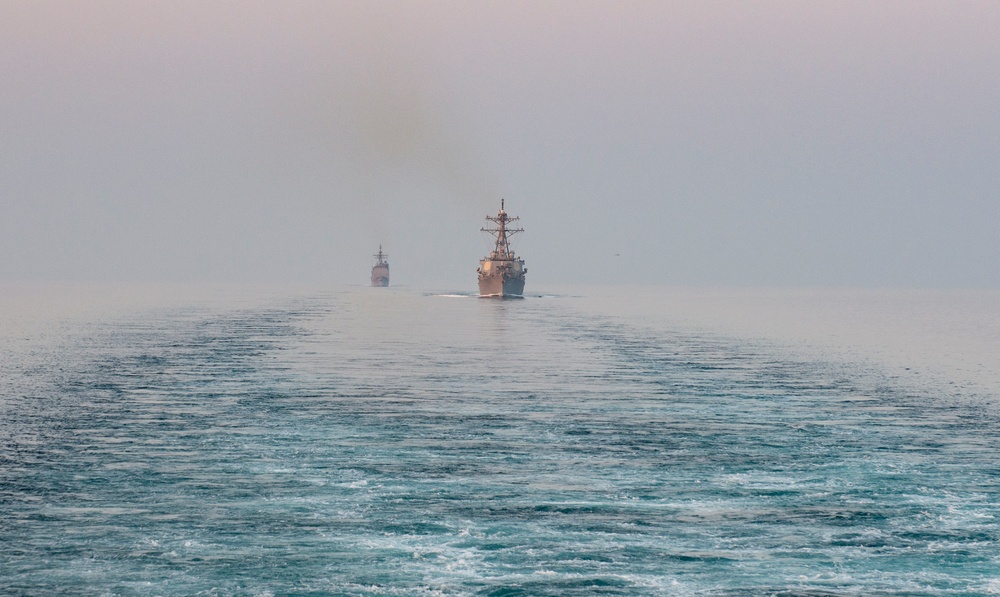 Nimitz Transits Strait of Hormuz