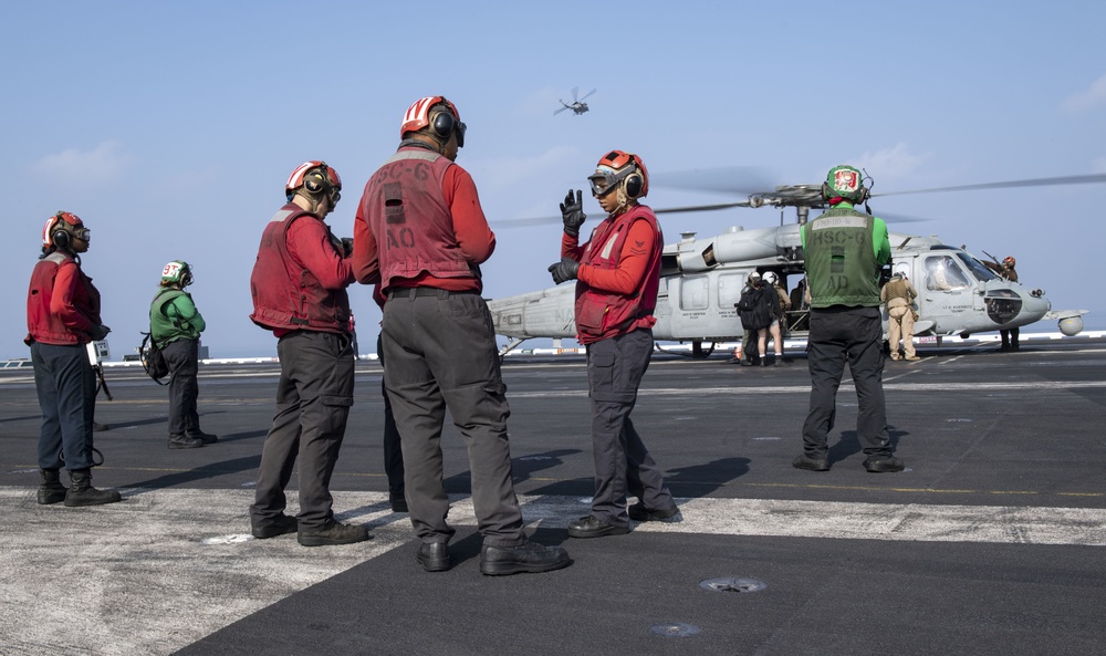 Nimitz Transits Strait of Hormuz