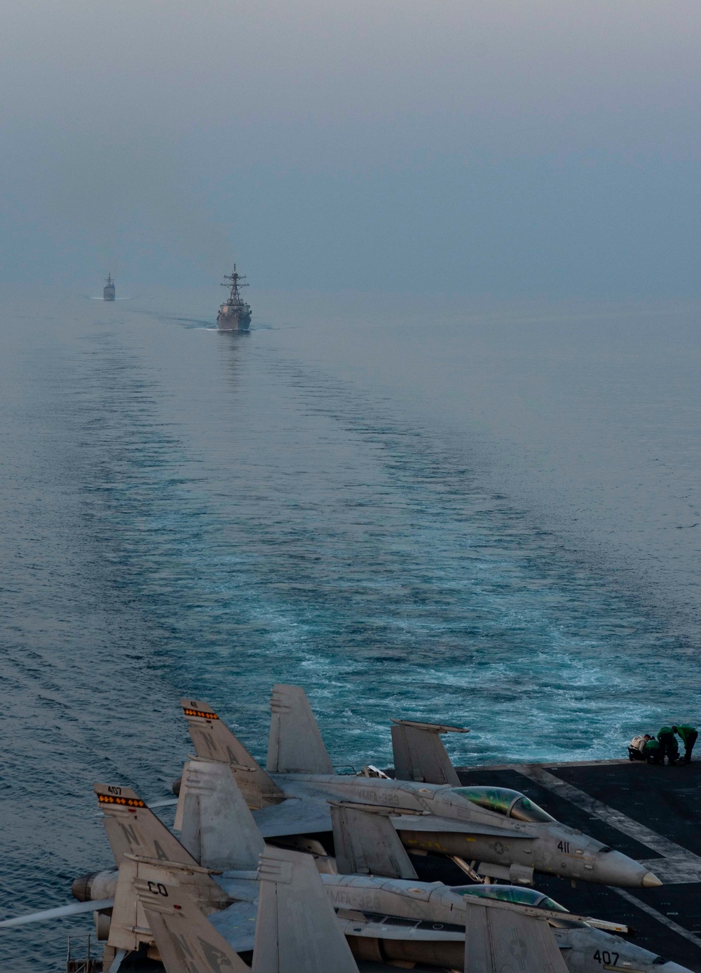 Nimitz Transits the Strait of Hormuz