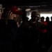 Master Helmsman stands watch aboard USS Nimitz