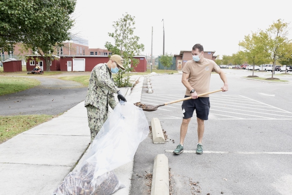 Naval Support Activity Hampton Roads participates in Clean the Base Day