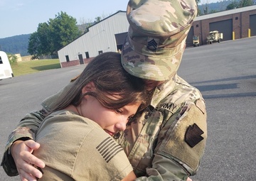 Single mother deploys as family suffers COVID-19 at home