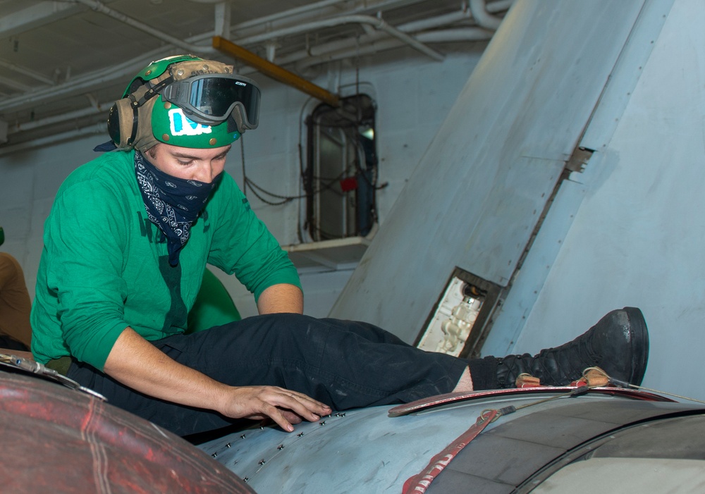 Sailor Installs Panel