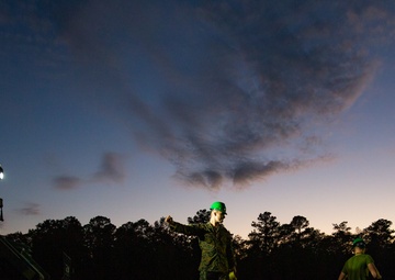 Marines partner with Seabees to conduct base repair after attack training
