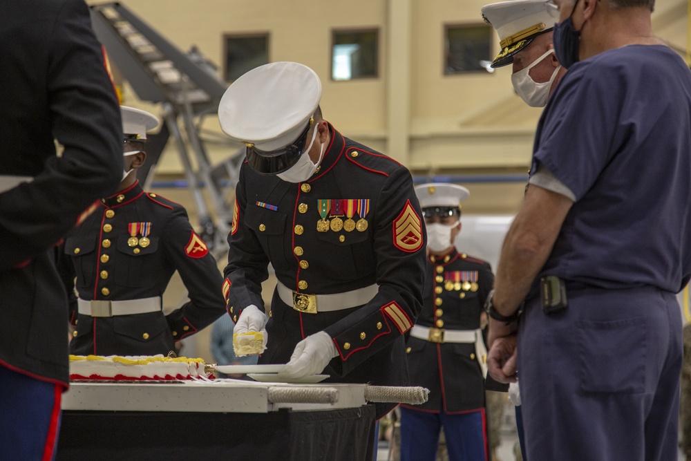 MCAS New River’s CNATT celebrates 245th Marine Corps birthday with cake cutting ceremony